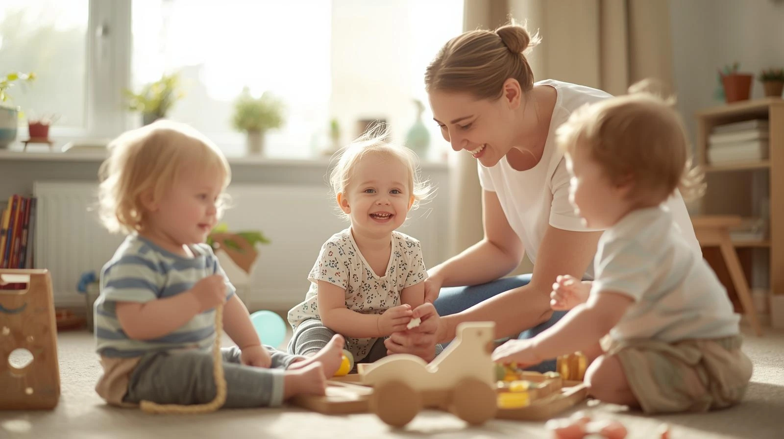 children playing in a safe nursery in Hounslow