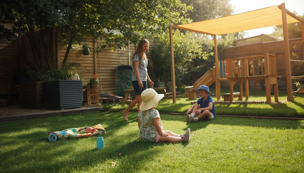Easy screen-free summer activities for toddlers at home: water play, sensory ideas, nature hunts, crafts, a weekly plan and handy toys. From Purple Bees, Hounslow.