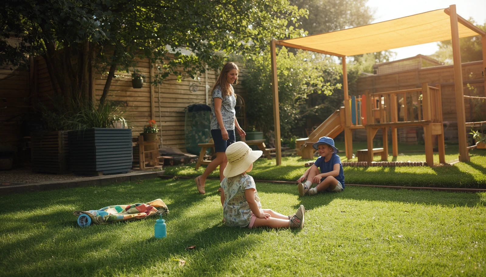 Easy screen-free summer activities for toddlers at home: water play, sensory ideas, nature hunts, crafts, a weekly plan and handy toys. From Purple Bees, Hounslow.